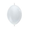 Imagen de Globos Blanco Satín 15cm Cadena Sempertex LOL6-405 (50)