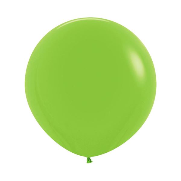 Imagen de Globos Verde Lima Fashion Sólido 60cm Sempertex R24-031 (10)