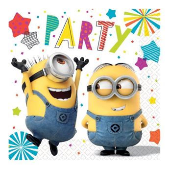 Imagen de Servilletas de Los Minions Party papel 33cm (16 unidades)