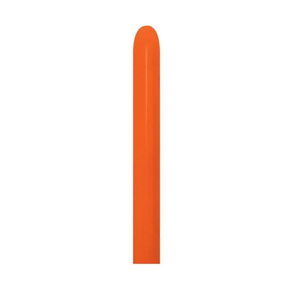 Imagen de Globos Moldeables 260 Naranja Fashion Sólido 5cm X 150cm Sempertex 260-061 (50)