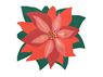 Imagen de Servilletas Forma Poinsettia Navidad papel (20 unidades)