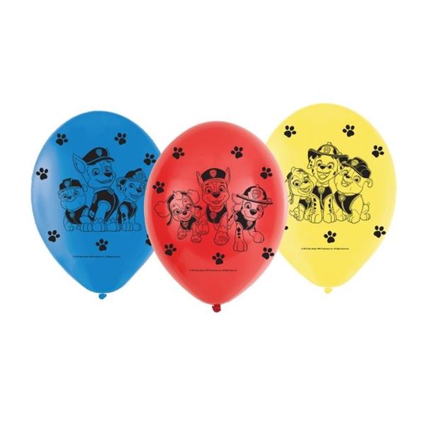 Picture of Globos de Patrulla Canina (6 unidades)