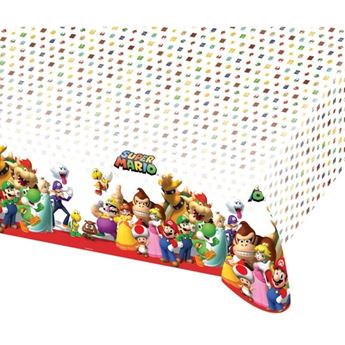 Super Bros Mario - Caja de globos de decoración de 4 piezas, cajas de  decoración de fiesta de primer cumpleaños de Bros Mario con bloques de  letras