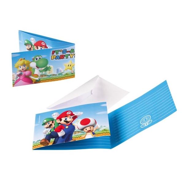 Imagen de Invitaciones de Super Mario Bros (6)