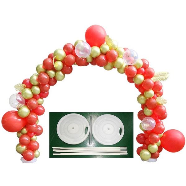 Decoración festiva para cumpleaños de niña globos de aire rosa y verde y  accesorios de verano en la mesa