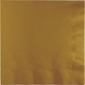 Picture of Servilletas Doradas papel 33cm (20 unidades)