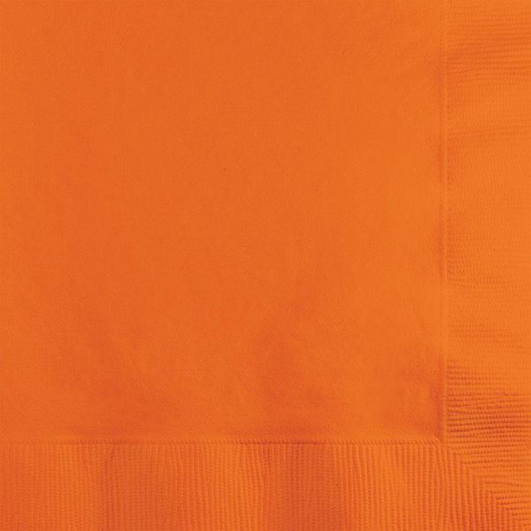 Imagen de Servilletas Naranja papel 33cm (20 unidades)