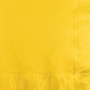 Imagen de Servilletas Amarillas papel 33cm (20 unidades)