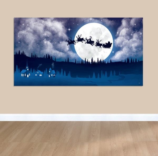 Picture of Decorado pared Trineo de Santa Claus (165cm x 85cm)