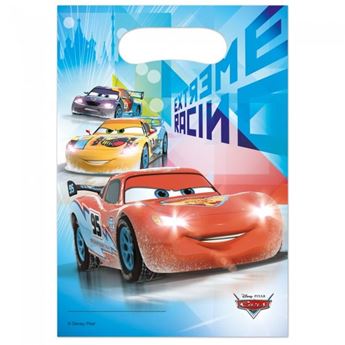 Imagen de Bolsas Chuches Cars Disney plástico (6 unidades)