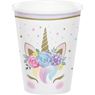 Imagen de Vasos Unicornio Dulce cartón 250ml (8 unidades)