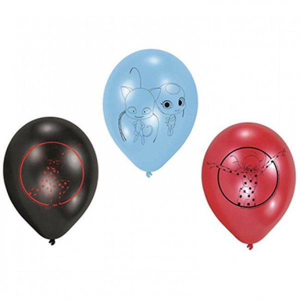 Picture of Globos de Ladybug Látex (6 unidades)