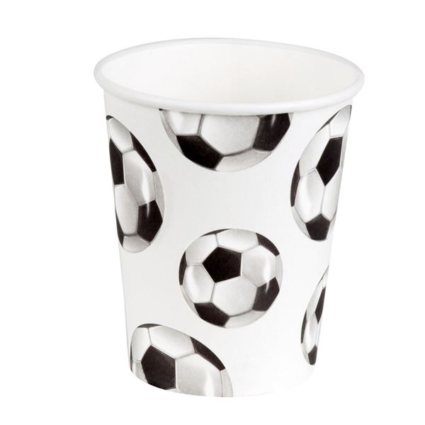 Picture of Vasos de Fútbol Balones cartón (10 unidades)