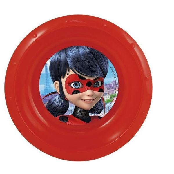 Imagen de Bol de Ladybug Plástico Duro Reutilizable 16cm (1 unidad)