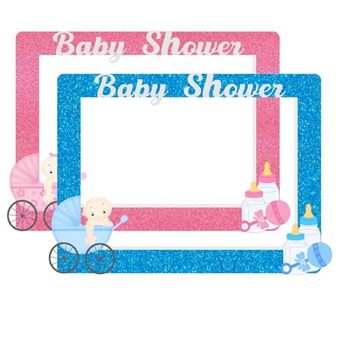 Picture of Marco Photocall Corcho Baby Shower Azul (120cm x 90cm)