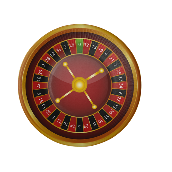 Imagen de Platos Casino Ruleta cartón 18cm (8 unidades)