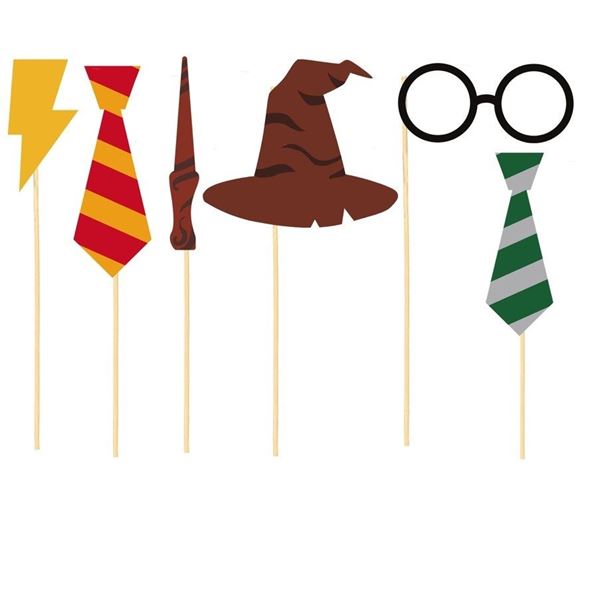 Kit Globos Decoración Harry Potter Dorado Negro Cumpleaños