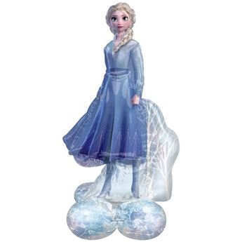 Imagens de Globo Frozen 2 Elsa con Base sin Helio xxl (137cm)