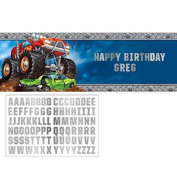 Picture of Pancarta Monster Truck Personalizable (152cm)