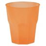 Imagen de Vasos Naranjas Plástico Duro Reutilizables (20 uds.)
