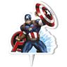 Imagen de Vela de Los Vengadores Capitán América (7,5cm)