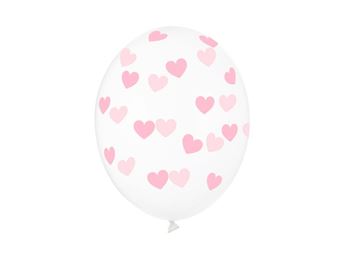 Imagens de Globos Corazones Rosas Látex (6 unidades)