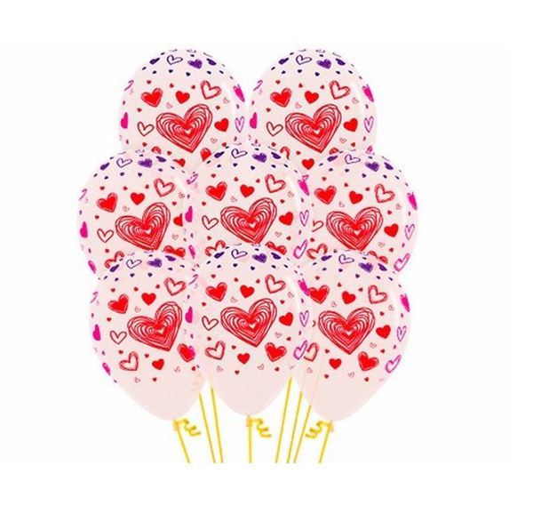 Imagen de Globos Transparentes Corazones R12-COR3 (12)