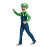 Imagen de Disfraz de Super Mario Bros Luigi Lujo (7-8 Años)