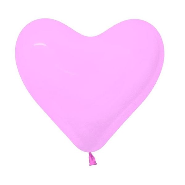 Imagen de Globos Corazón Rosas 30cm R12-FCOR-009 (50)