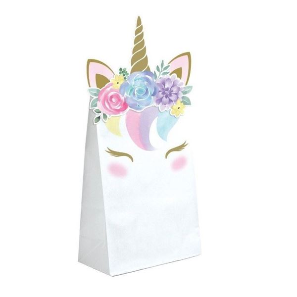 Imagen de Bolsas Unicornio Dulce papel (8 unidades)