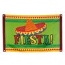 Imagen de Bandera Fiesta Mexicana Tela (60cm x 90cm)