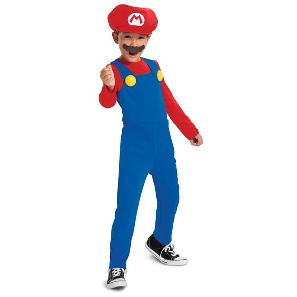 Disfraz de Super Mario Bros Mario Lujo (7-8 Años)