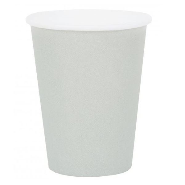 Picture of Vasos Gris Perla cartón SX (10 uds.)