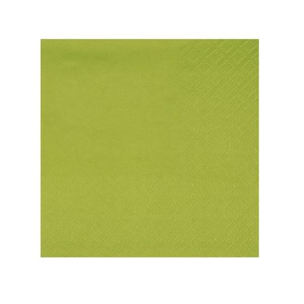 Imagen de Servilletas Verde Kiwi pequeñas SX (25 uds.)