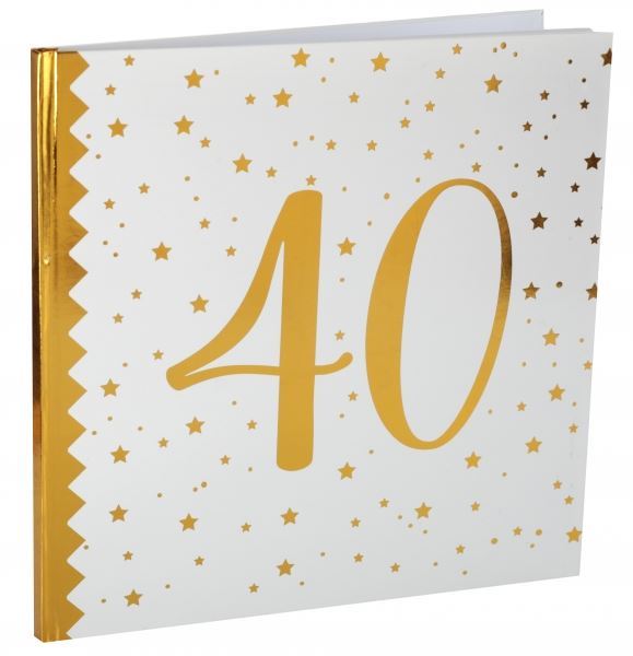 Libro de Firmas 40 Cumpleaños (24cm)