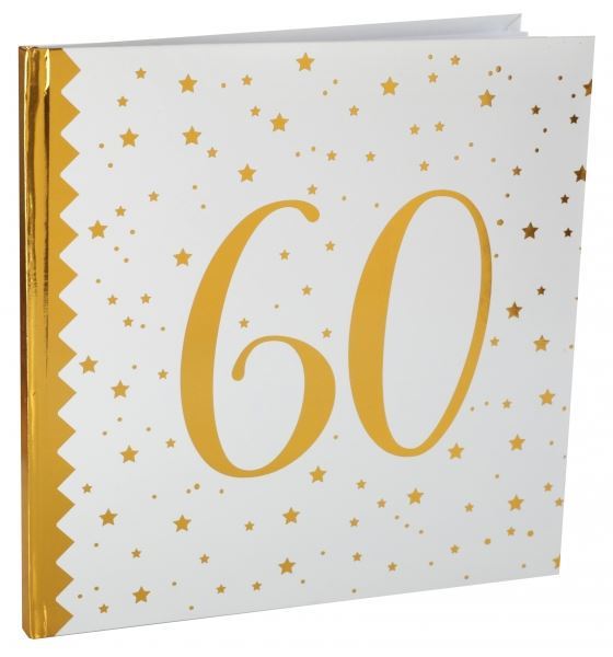 Libro de firmas 60 Cumpleaños (24cm)✔️ por sólo 5,78 €. Envío en