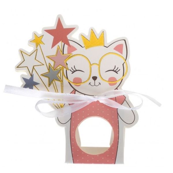 Imagen de Cajitas Regalos Gatito Rosa (6 uds.)