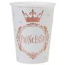 Picture of Vasos Princesas Rosa Dorado cartón (10 unidades)