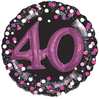 Picture of Globo 40 Años Glamour 3D (90cm)
