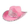 Imagen de Sombrero de Vaquero Rosa Cowboy