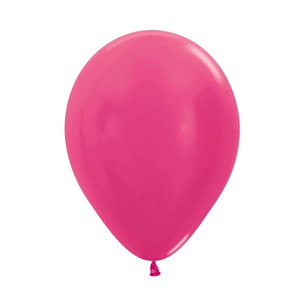 Imagens de Globos Fucsia Metal 30cm Sempertex R12-512-12 (12)