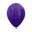 Imagen de Globos Morado Metal 30cm Sempertex R12-551-12 (12)