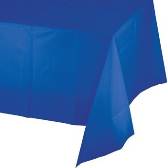 Imagens de Mantel Azul Cobalto Celebrations plástico (137cm x 274cm)