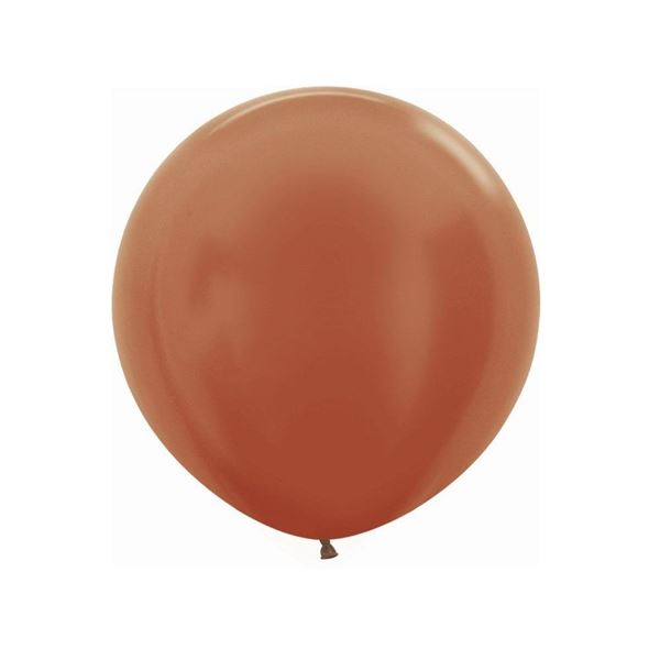 Imagen de Globos Cobre Metal 60cm Sempertex R24-573 (10)