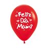 Imagen de Globos Feliz Día Mami Látex (12 unidades)