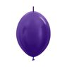 Imagen de Globos Morado Metal 15cm Cadena Sempertex LOL6-551 (50)