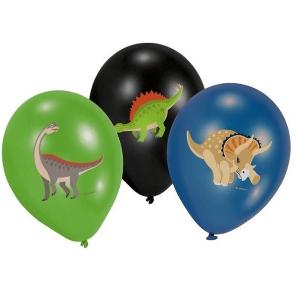 Globos de dinosaurios para cumpleaños - Decoración con globos