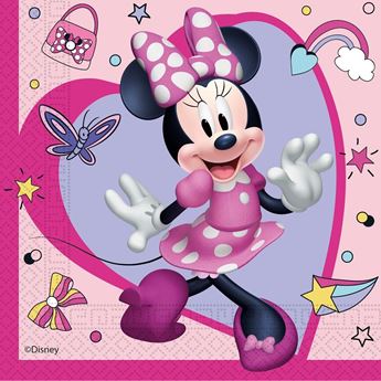 Imagens de Servilletas Minnie Mouse Disney papel 33cm (20 unidades)