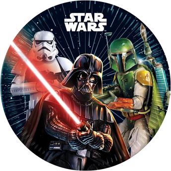 Imagens de Platos de Star Wars Galaxy cartón 23cm (8 unidades)