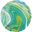 Picture of Globo Círculo Marblez Azul-Verde (45cm)